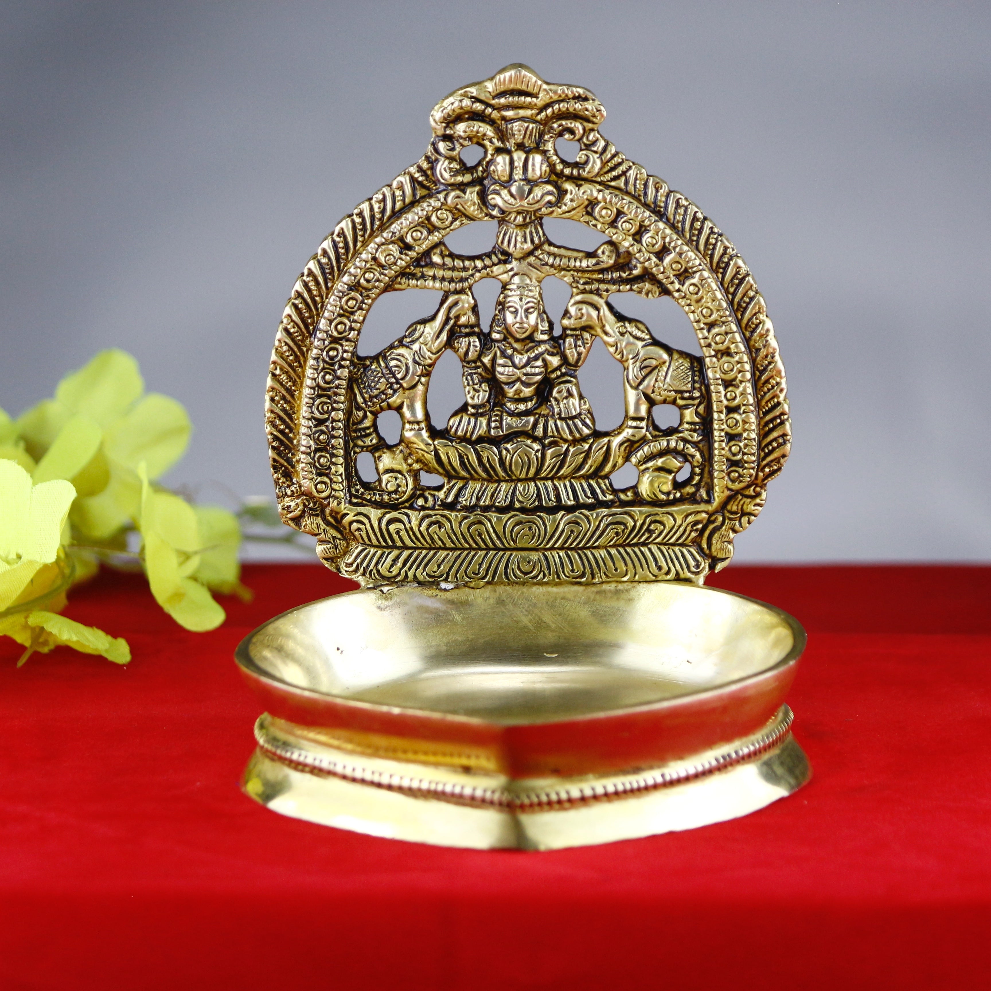 Gajalakshmi Diya wide