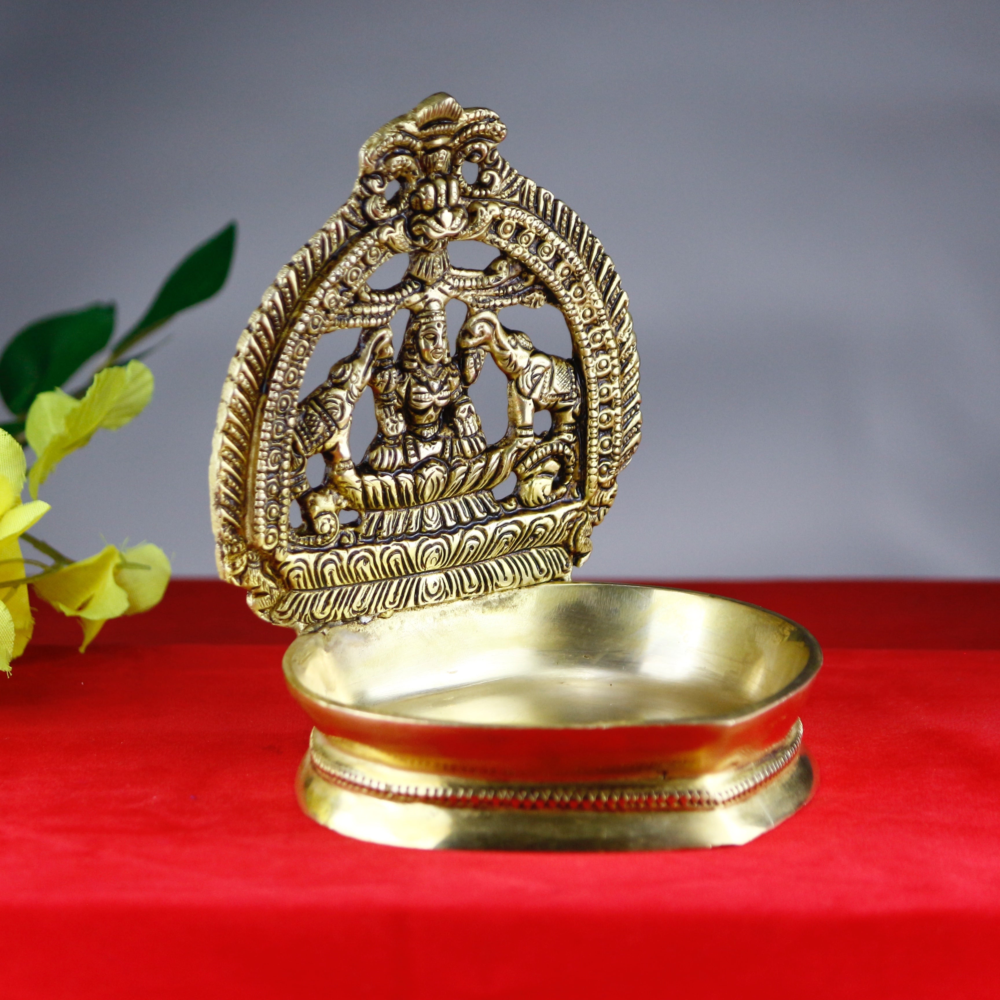 Gajalakshmi Diya wide