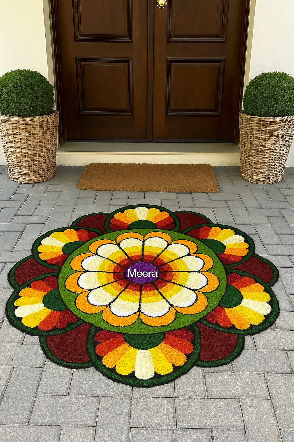 6 Half Circle + shades Round Designs