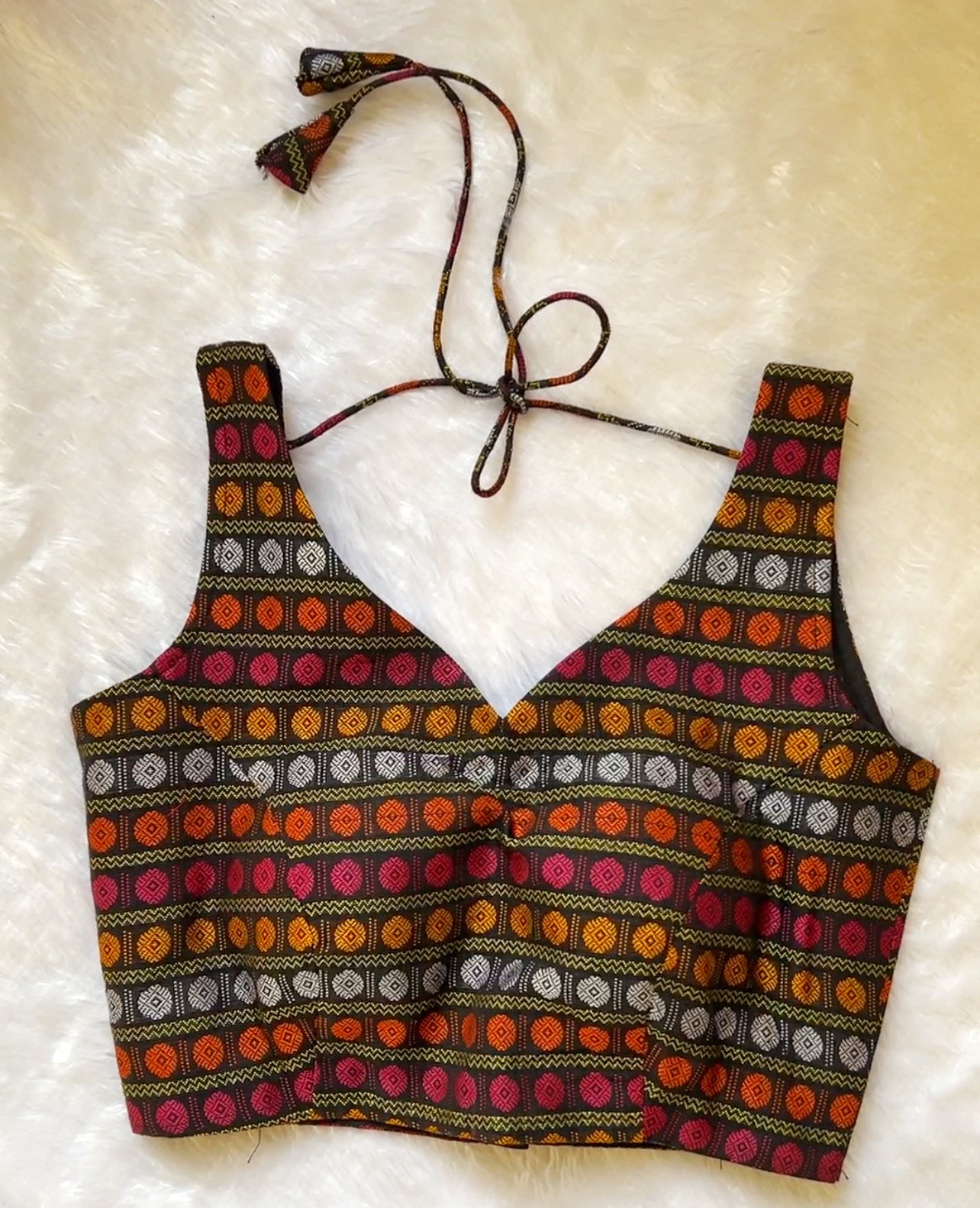 Big Rudraksh Khun Blouse