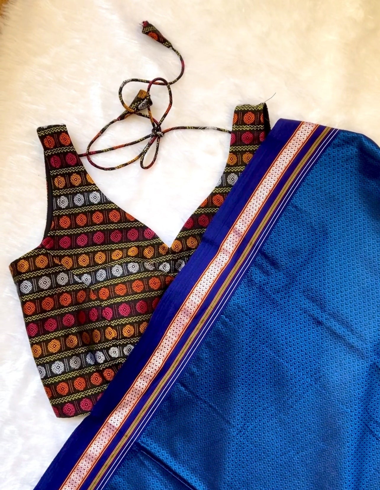 Big Rudraksh Khun Blouse