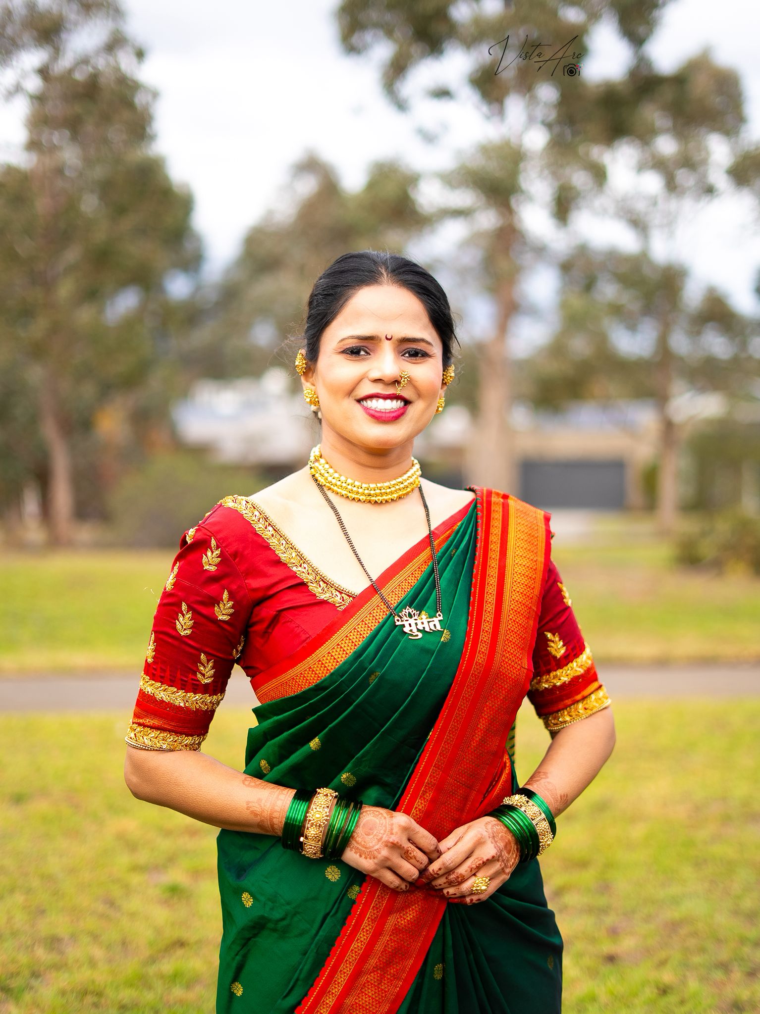 Green Semi Silk Ilkal Saree