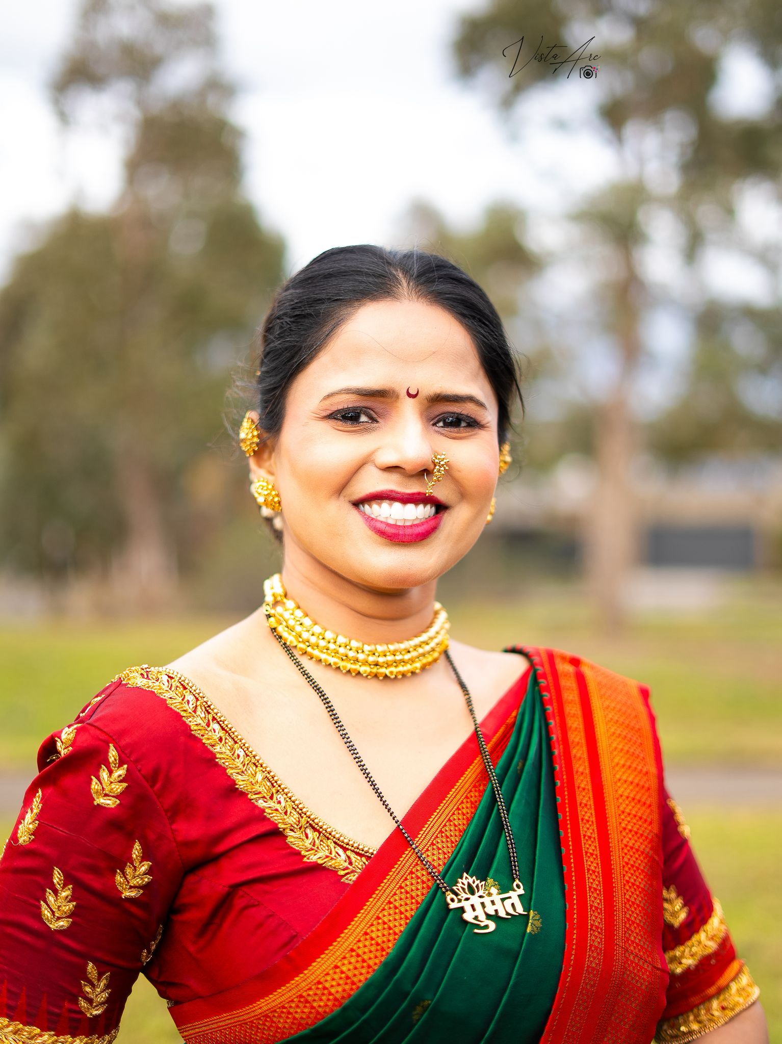 Green Semi Silk Ilkal Saree