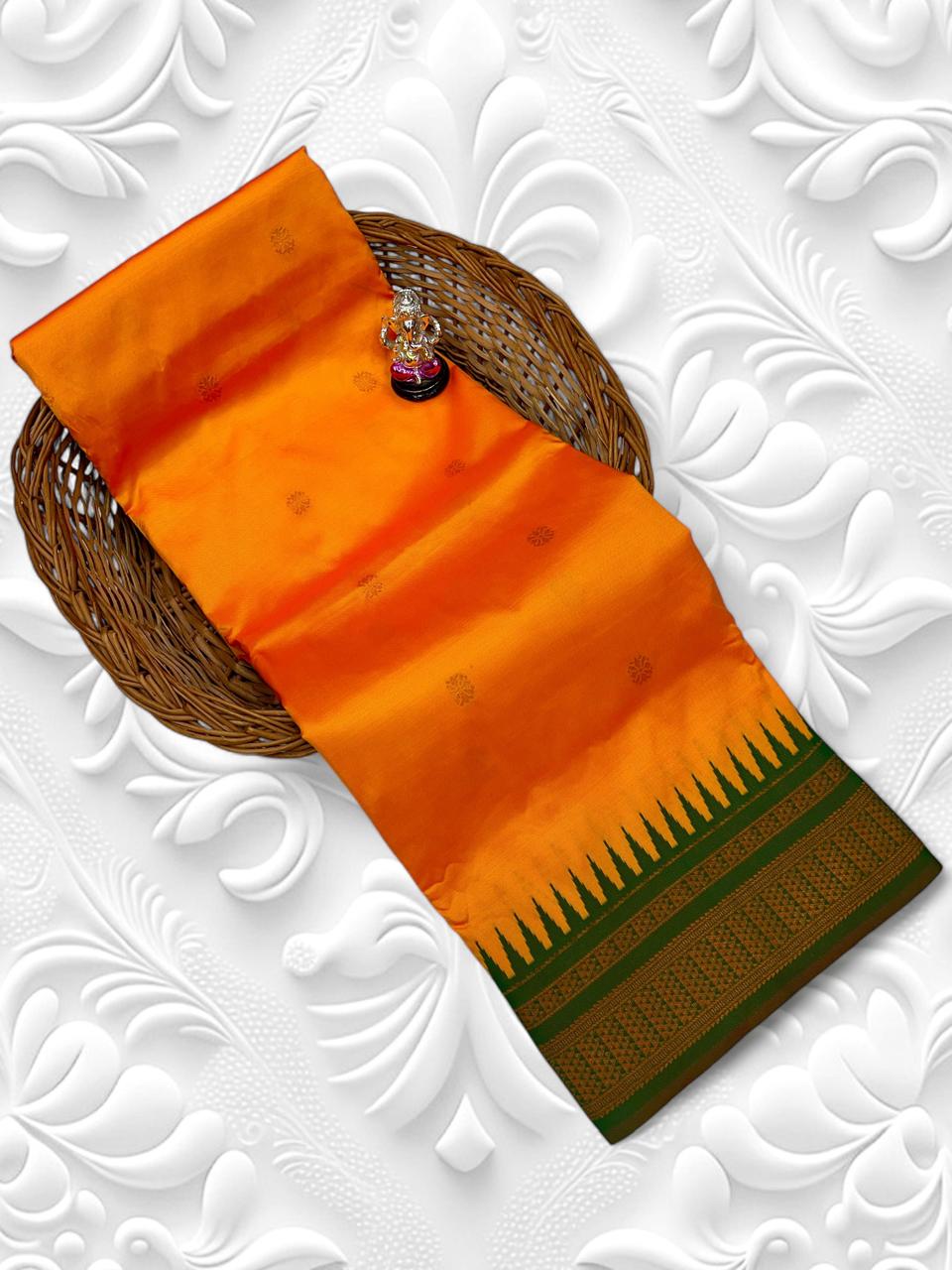 Mango Semi Silk Ilkal Saree