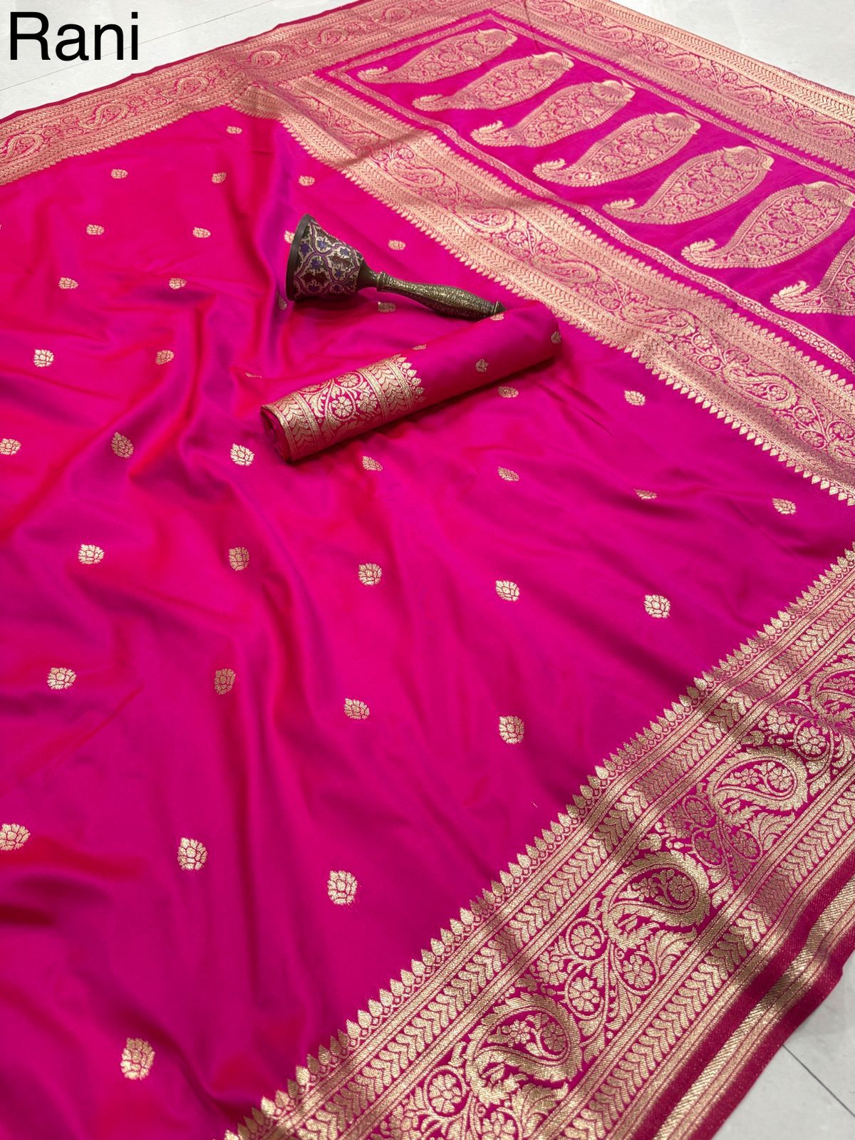 Koyari Pallu + Koyari Border Semi Silk Paithani
