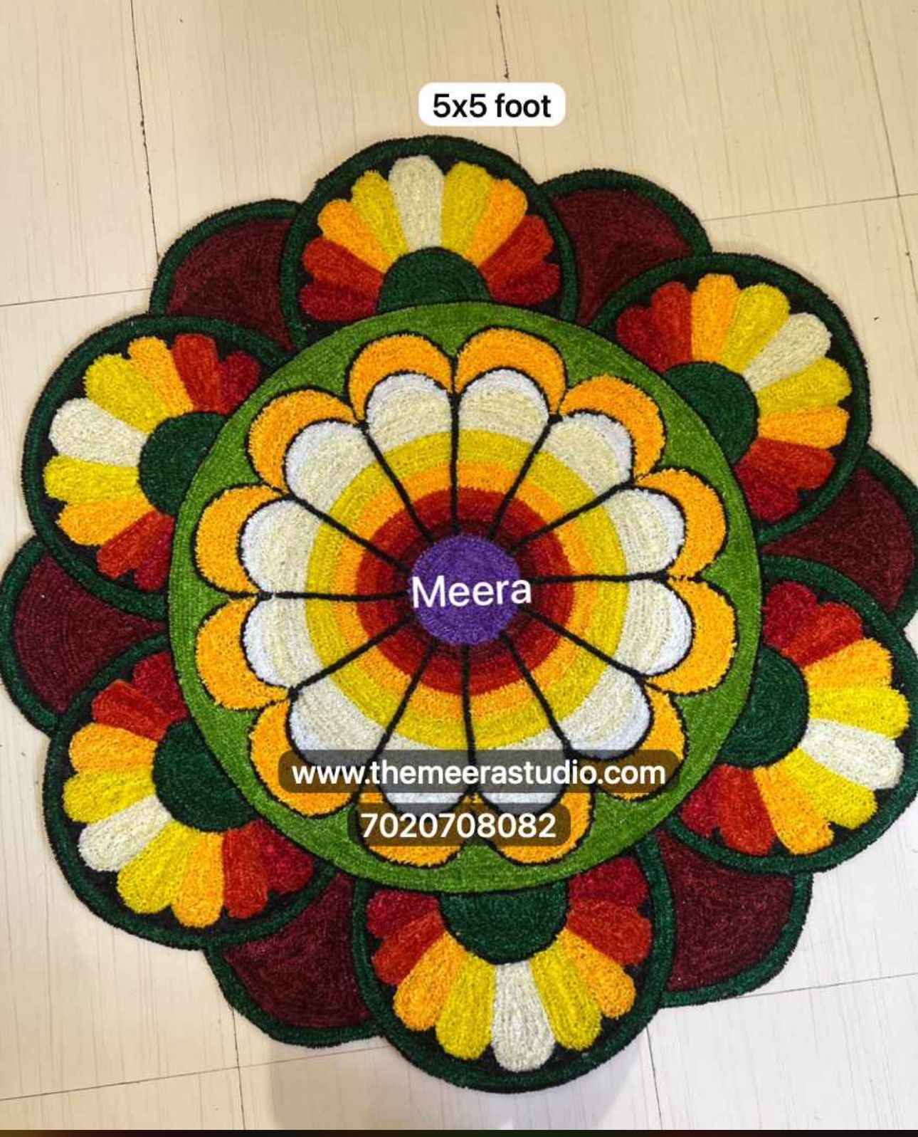 6 Half Circle + shades Round Designs