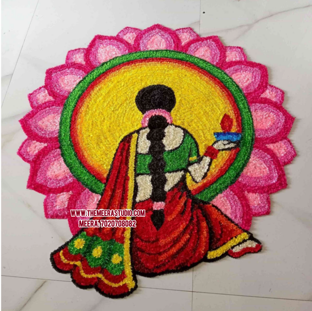 Lady with Lotus
