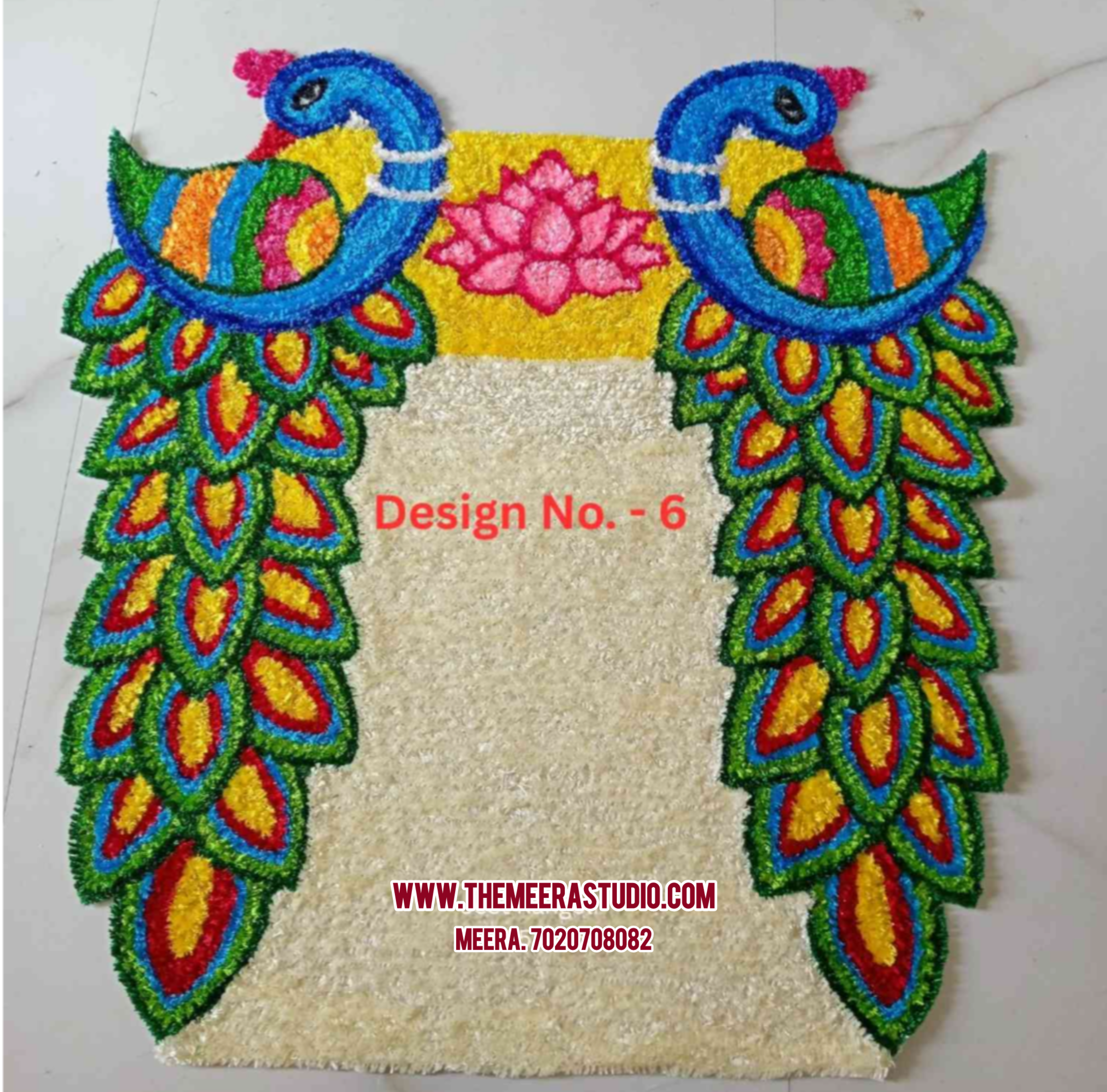 Twin Peacock on Branch