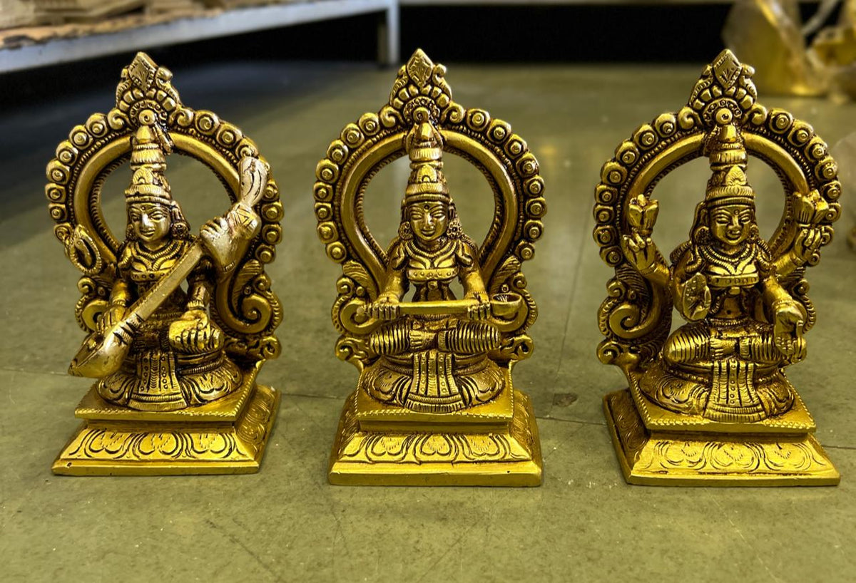 Prabhaval Annapoorna, Lakshmi, Sarswati - Set of 3