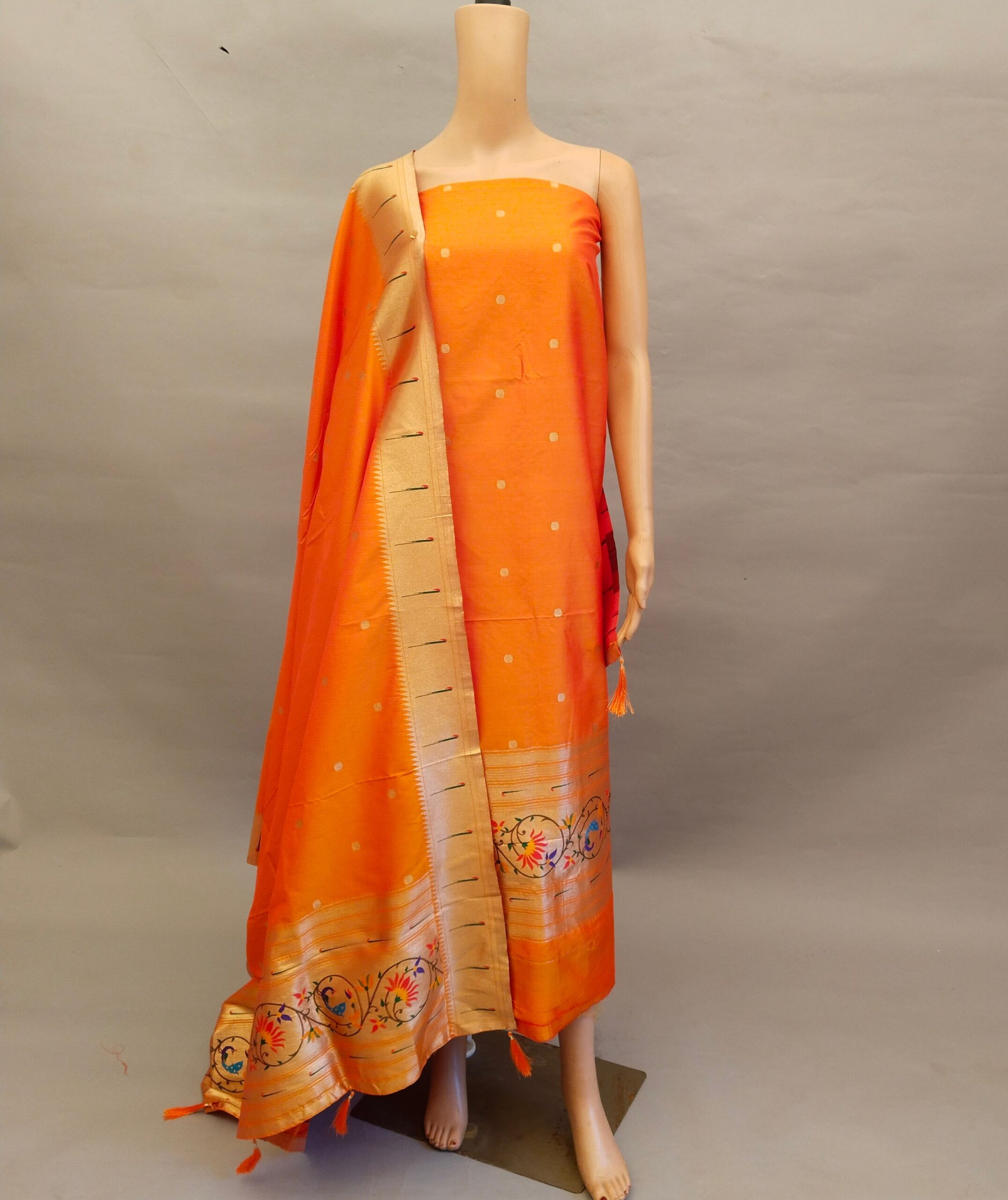 रंगवेल Paithani Suit set - Image 11