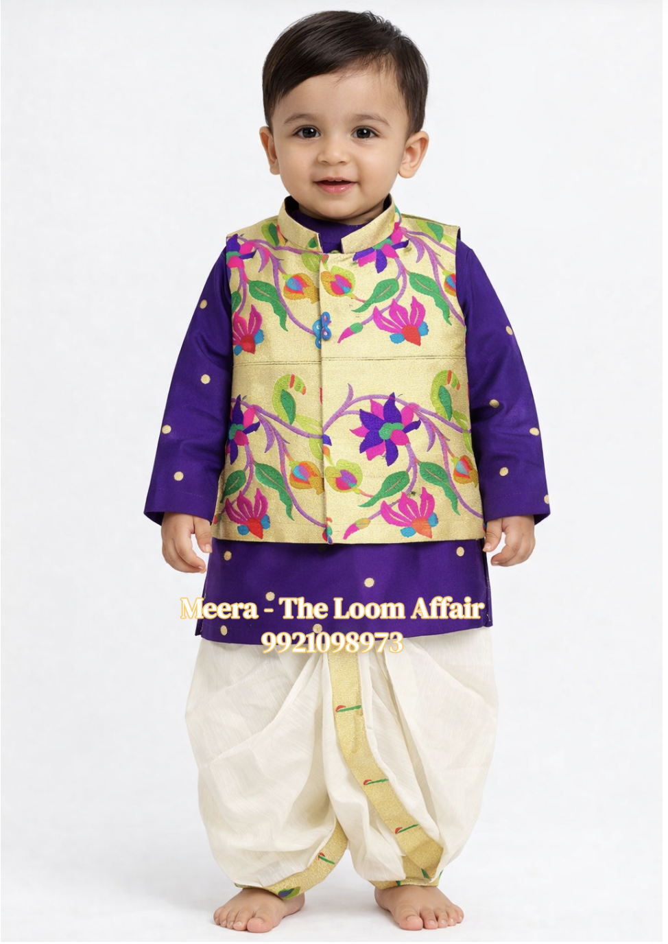 Gold Vel Muniya Set