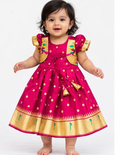 Muniya jacket pattern Frock