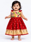Mor Popat Patch Frock